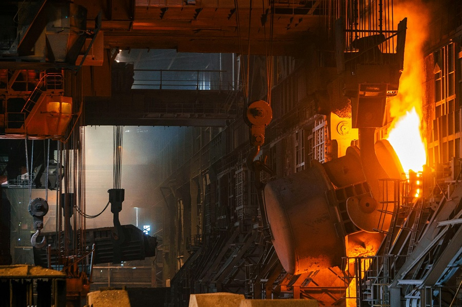 Conveyor Belt in Warehouse